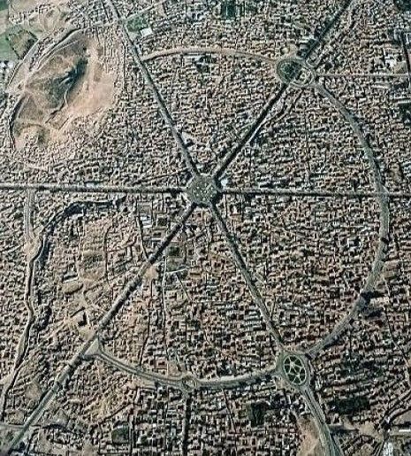 Vista aérea de la ciudad de Hamadán